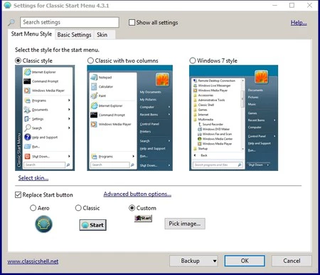 Settings For Classic Start Menu 4 3 1 2018 05 28 18 28 22