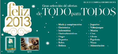 'El Corte Inglés' entra en el nuevo año con ofertas especiales