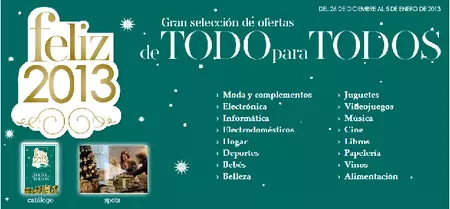 'El Corte Inglés' entra en el nuevo año con ofertas especiales 