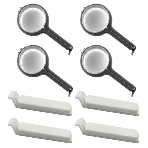 JDNFKG 4 Clips De Bloqueo con Cubierta Y 4 Clips