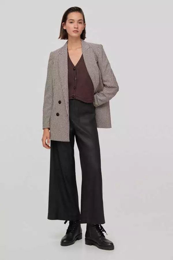 Blazer traje cuadros vichy