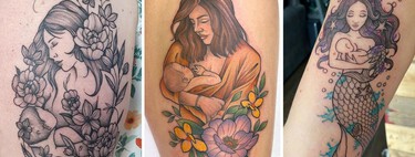 Tatuajes para honrar la lactancia: 43 ideas preciosas para inspirarte
