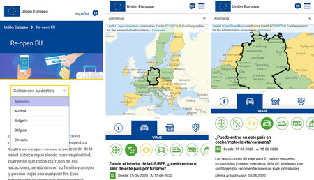 Viajar por Europa en verano: a qué país puedo ir con el coche, se usa o no mascarilla... Así es la app oficial que responde las dudas