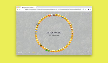 Esta extensión te permite llevar un registro de tus estados de ánimo con emojis