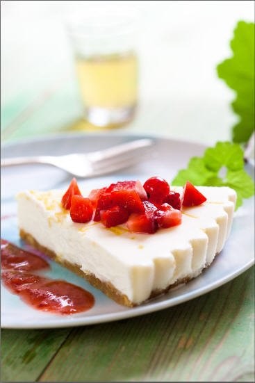 Receta de tarta de queso súper fácil con azúcar glacé