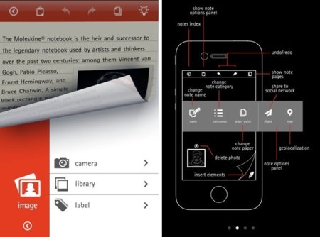 Moleskine, la afamada libreta de notas llega al iPhone
