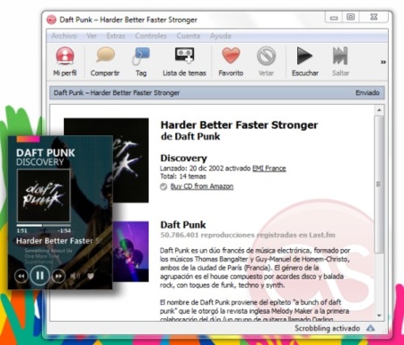 Zuse hace que el software Zune envíe scrobblings a Last.fm