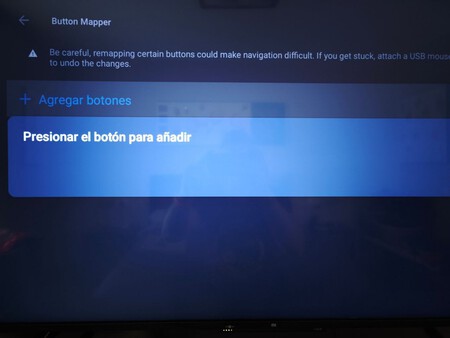 'Button Mapper' nos pide ahora que pulsemos el botón que queremos reconfigurar para reconocerlo