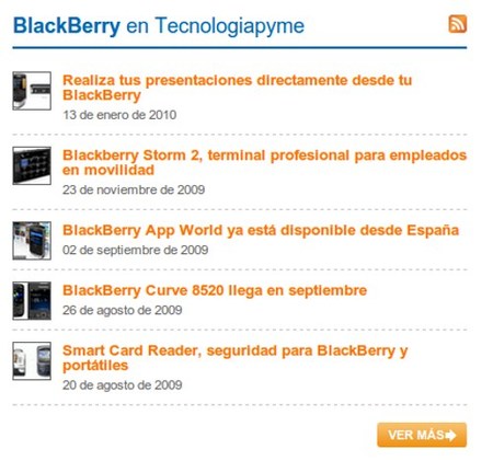 Artículos BlackBerry