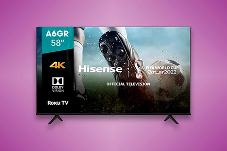 Smart TV Hisense 4K de 58 pulgadas con precio mínimo histórico en Amazon México: Roku TV, Dolby Vision y HDR10 por menos de 9,100 pesos