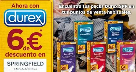 ¿Has aprovechado ya el descuento de Durex en Springfield?