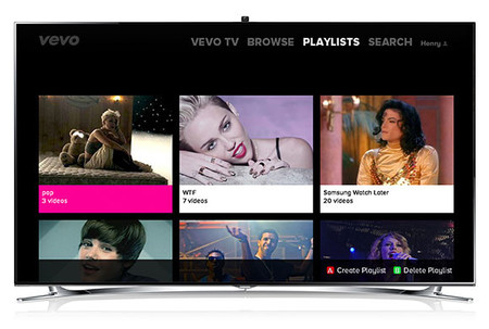 VEVO lanza su aplicación para los Smart TV de Samsung