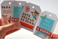 Preciosas etiquetas para los regalos de los Reyes Magos 