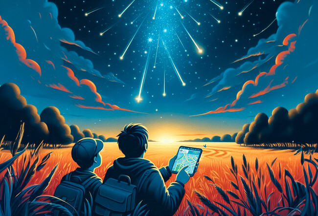 Perseidas Mapa Contaminacion Luminica Alt