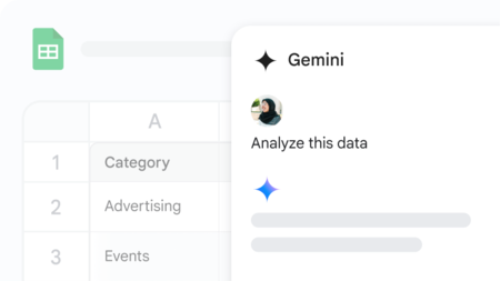 Google Workspace - Gemini no Sheets