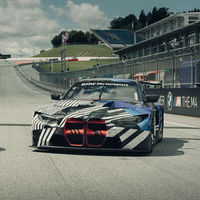 ¡Brutal! Así de contundentes lucen los riñones verticales del BMW M4 GT3, junto al nuevo BMW M4