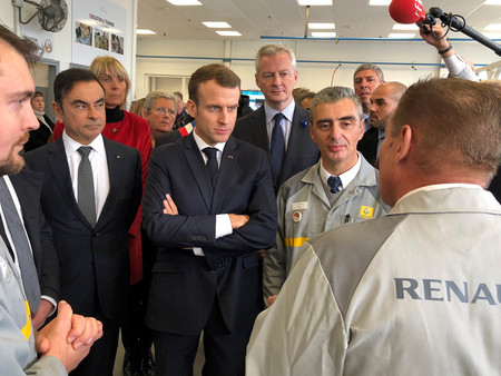 Carlos Ghosn Emmanuel Macron