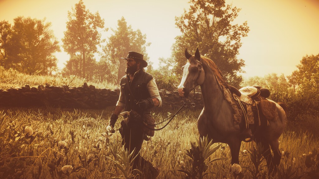 Es hora de darse un paseo con el caballo. O de un duelo al atardecer Es hora de darse un paseo con el caballo. O de un duelo al atardecer