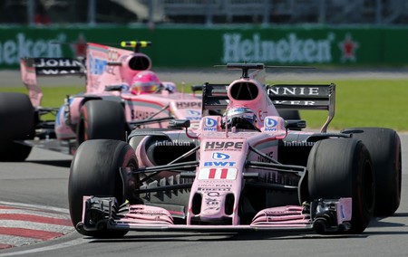 Checo Perez Baku 2017