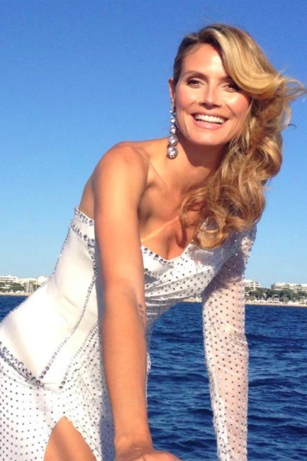 Heidi Klum no quiere ver a Seal ni en pintura... ¡ni en tinta!