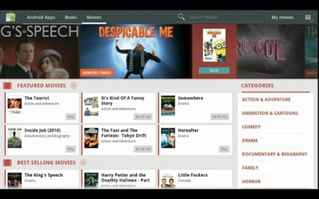 No se pueden alquilar películas en el Android Market con un terminal que tenga acceso root