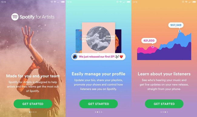 Spotify Artistas