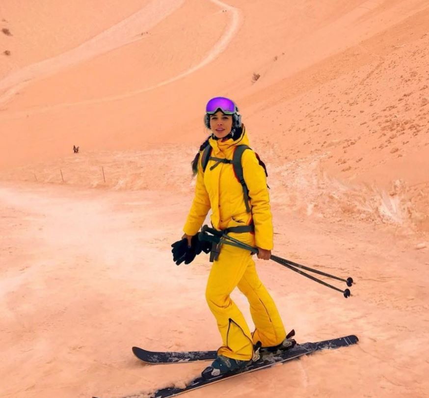 Nieve de color naranja, el curioso fenómeno que ha sorprendido a esquiadores de media Europa