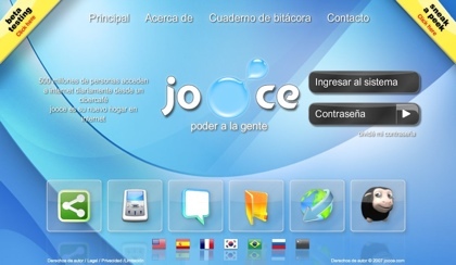 Jooce, un sistema operativo online bastante espectacular