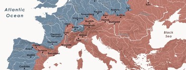 A fronteira invisível que divide a Europa: o mapa que reparte o continente em dois por meio de suas duas grandes bacias hidrográficas 