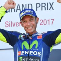 Valentino Rossi: "No estoy en Aragón por el campeonato, está en manos de los tres primeros"
