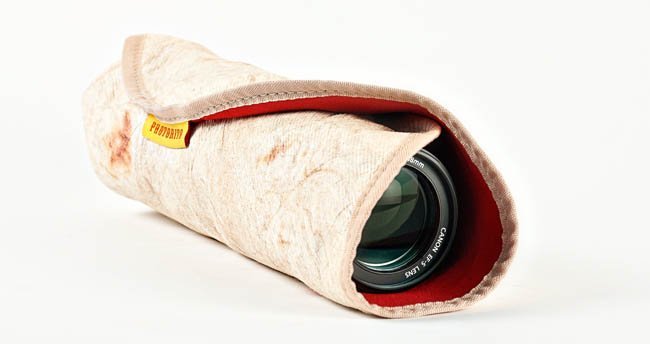 Accesorios imposibles, convierte tu objetivo en un burrito