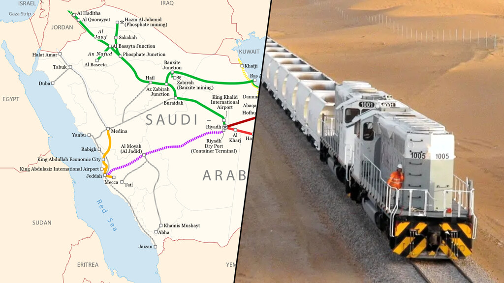 El 'milagro del desierto' saudí es un tren con un objetivo: conectar dos mares en menos de cuatro horas. Correrá a cargo de una empresa vasca