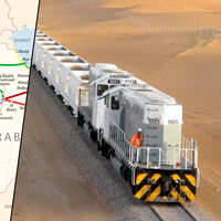 Un megaferrocarril de 1.500 kilómetros a través del desierto: el ambicioso plan de Arabia Saudí para conectar sus dos mares