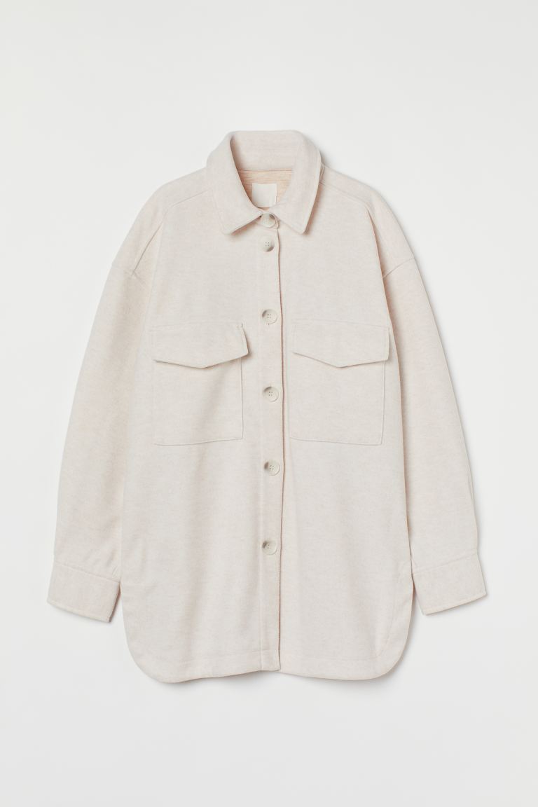 Chaqueta camisera polar