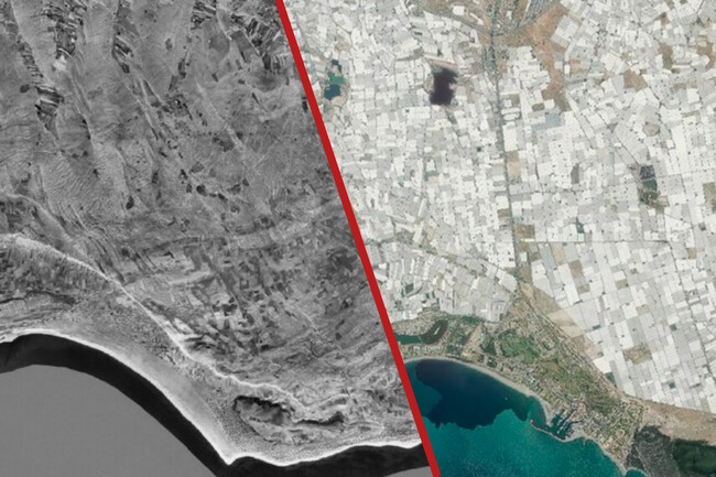 Imagenes Satelite Mar Plastico Almeria Evolucion