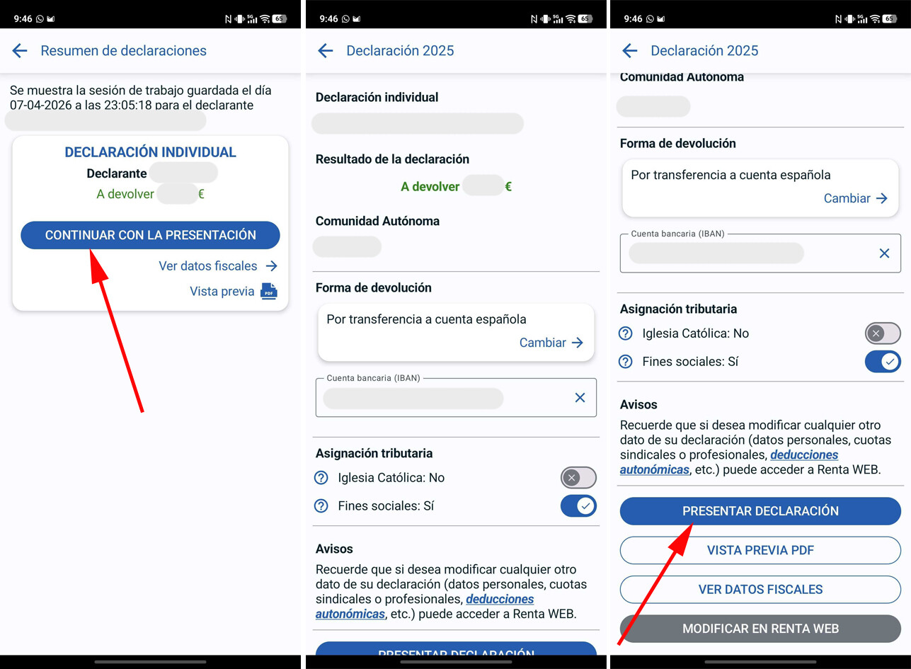 Renta 2025: cómo ver el borrador y presentar la declaración desde tu ...