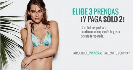 Elige tres prendas y paga dos en women'secret hasta el 29 de mayo 