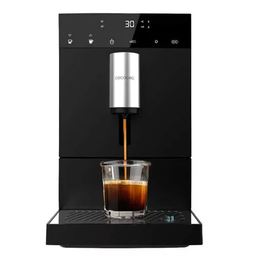 Cecotec Cafetera Superautomática Compacta Cremmaet Compact, 19 Bares, Sistema Thermoblock, Grano recién molido