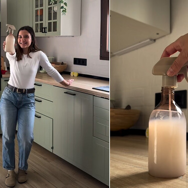 Rocío Verdugo, experta en limpieza: "si quieres que la casa huela siempre a limpio, pulveriza tu sofá y cortinas con esta mezcla de 200 ml de alcohol de limpieza de Mercadona, suavizante y agua 