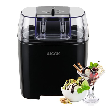 Oferta flash Amazon: Maquina de helados Aicok por sólo 33,99 euros. Puedes preparar helados ricos y sanos.