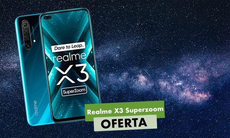 Amazon y PcComponentes tienen el Realme X3 Superzoom a precio superrebajado: el teléfono capaz de fotografiar las estrellas sólo cuesta 358,99 euros