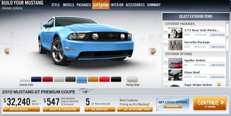 Personaliza al límite tu Ford Mustang