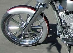 Freno oculto para custom
