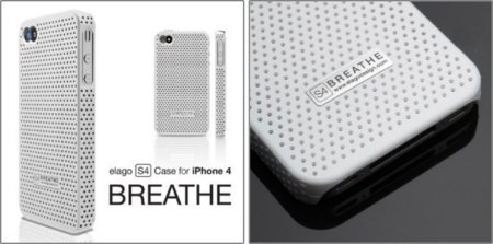 elago S4 Breathe, funda perforada para el iPhone 4
