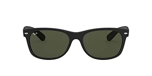 Ray-Ban New Wayfarer, Gafas de Sol Unisex adulto, Negro (Matte Black 622), 52 mm