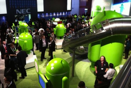 stand google android mobile world congress evento congreso barcelona