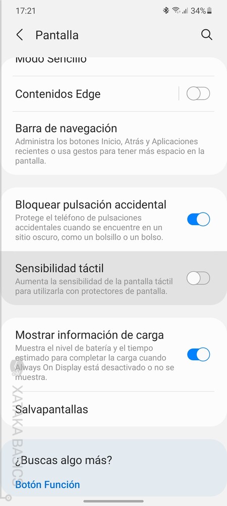 Una Pantalla Mas Sensible Para Cuando Hay Protector