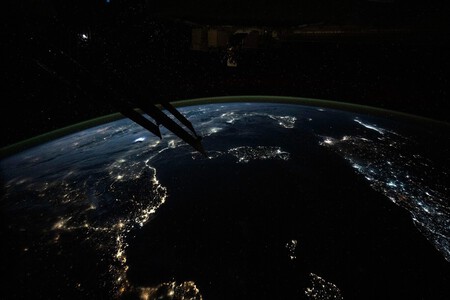 Sul da Europa em 2025, vista da Estação Espacial Internacional | Imagem: Don Pettit