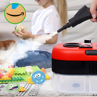 Limpiador de vapor super compacto y poderoso: con 6 cabezales, tanque de agua de 1 litro y en solo 700 pesos  