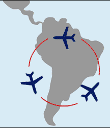 Sudamérica Airpass: circuitos en avión por el cono sur